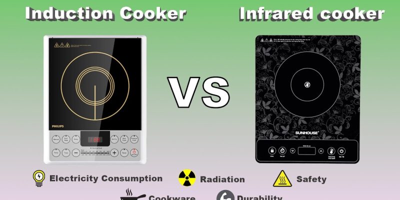 infrared vs induction cooktop