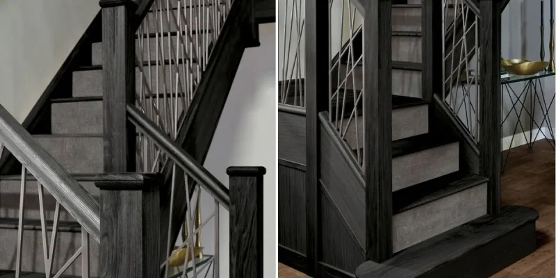 Painted Stairs Grey