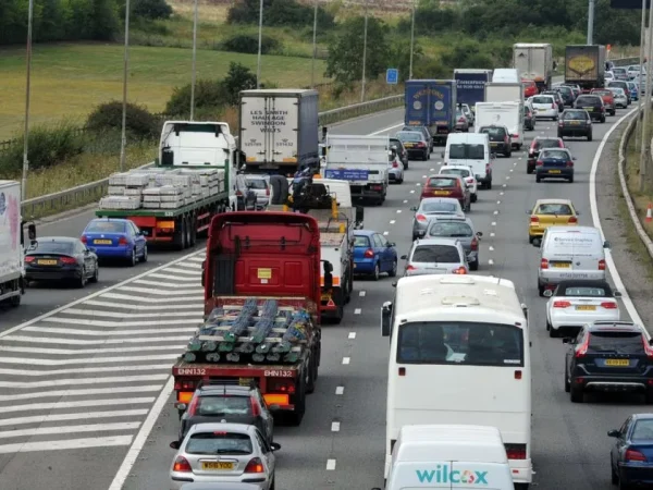 Traffic in Taunton Somerset