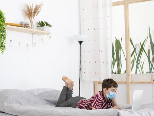 pink green bedroom