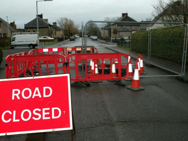 Fife Council Roads Closed