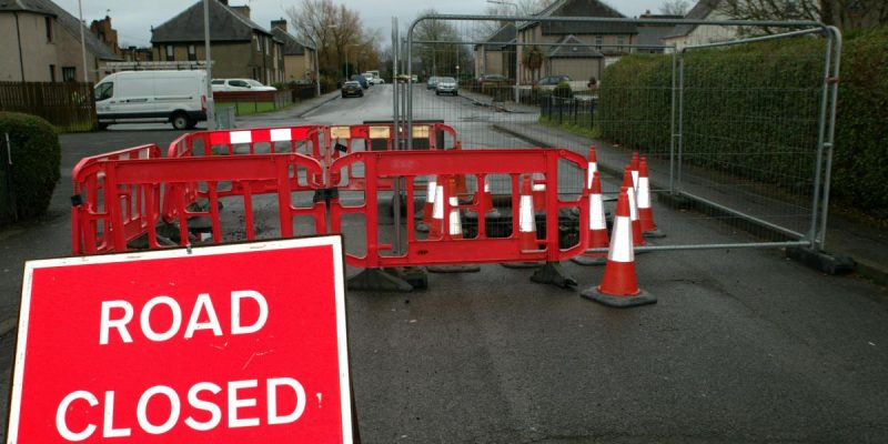 Fife Council Roads Closed
