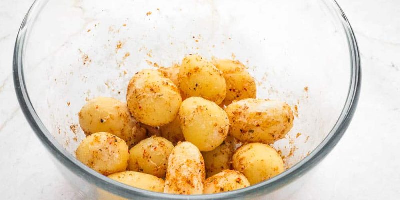 Air Fryer Canned Potatoes