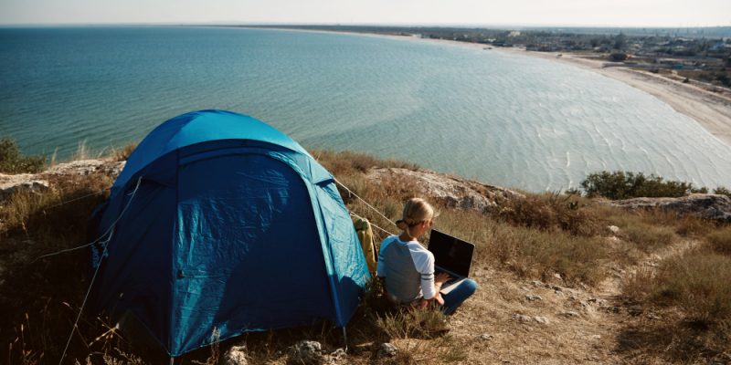 Camping Cornwall Beach