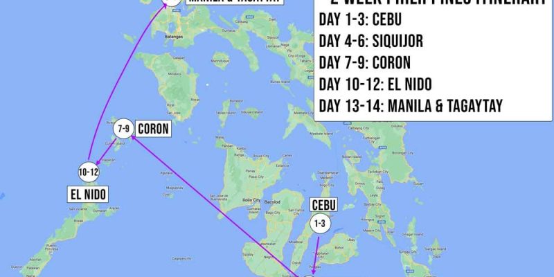 Philippines Itinerary 2 Weeks
