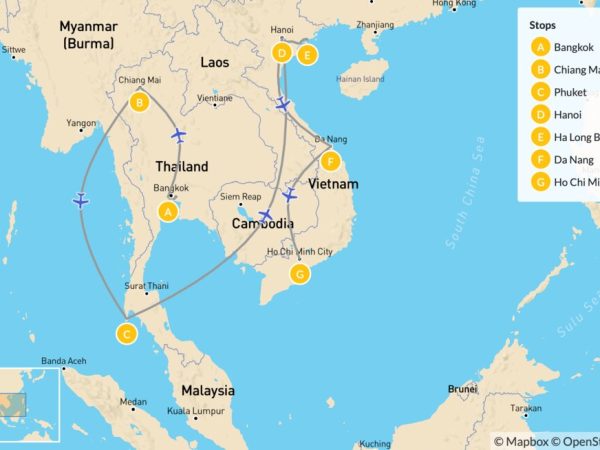 Thailand Vietnam Itinerary
