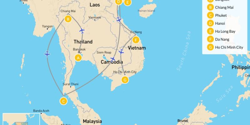 Thailand Vietnam Itinerary