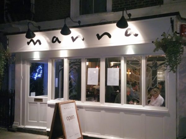 Manna Restaurant London