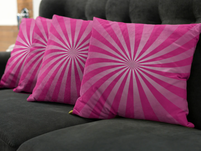 hot pink throw pillows